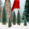 Bottle Brush Christmas Trees Mini for Tabletop (Dark Green) 10"D x 4.7"W x 3.5"H